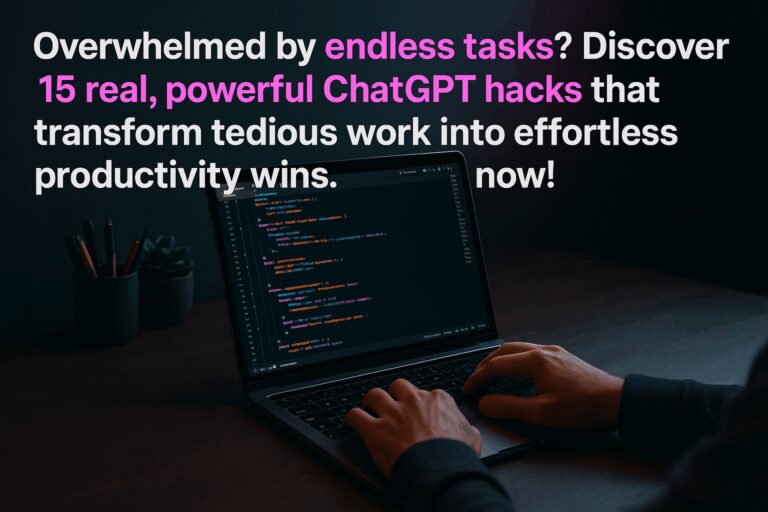 ChatGPT Time Saving Hacks That Work