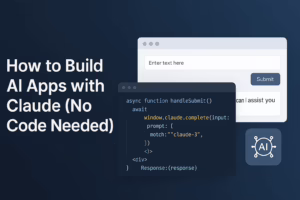 Build and share AI-powered apps with Claude