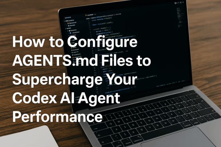 How to Configure AGENTS.md Files to Supercharge Your Codex AI Agent Performance